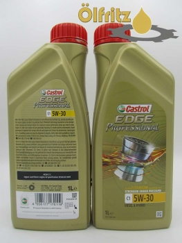 Castrol EDGE Professional C1 5W-30 Titanium Technology Motoröl 1l